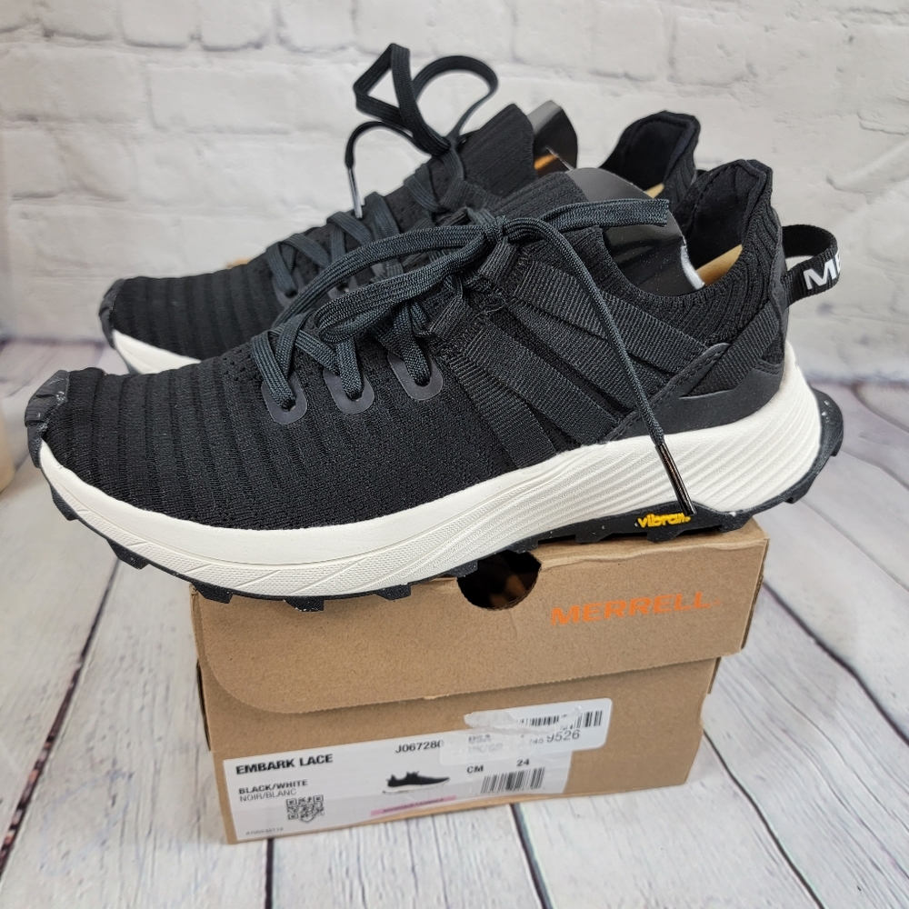 Merrell Embark Lace Sneakers Size 8 Vibram